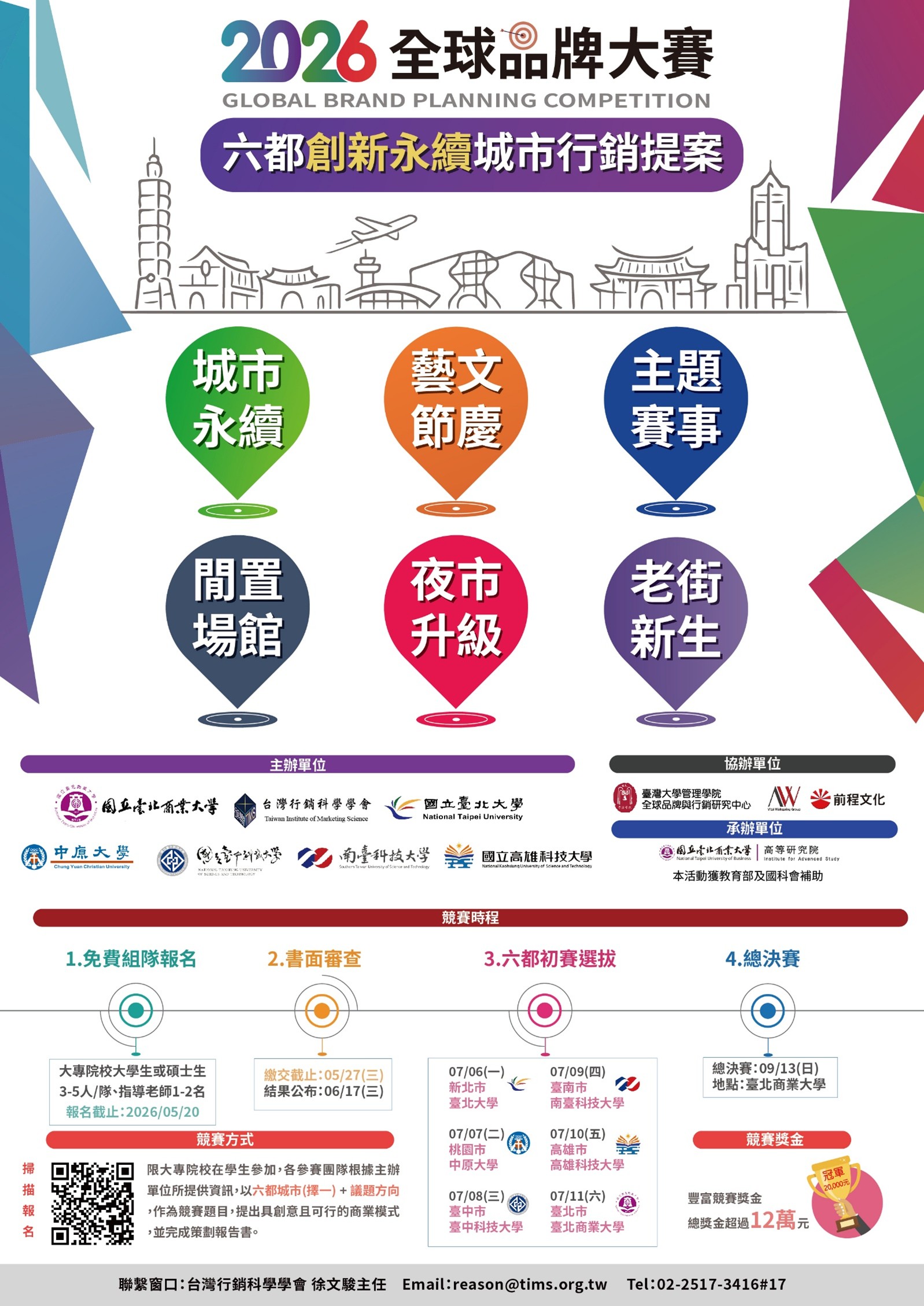 【競賽】2026年全球品牌大賽_六都城市行銷提案